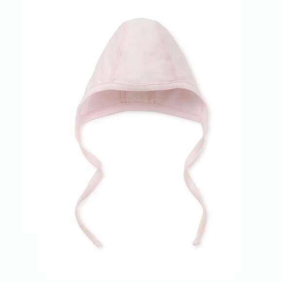 Kissy Kissy Newborn Pima Cotton Basic Hat with Flaps in Pink - Picture 2 of 4